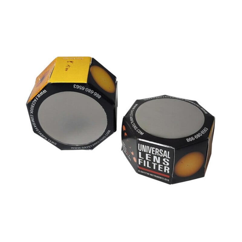 DayStar Zonnefilters White-Light Universal Lens (2-Pack, 50-69 mm)