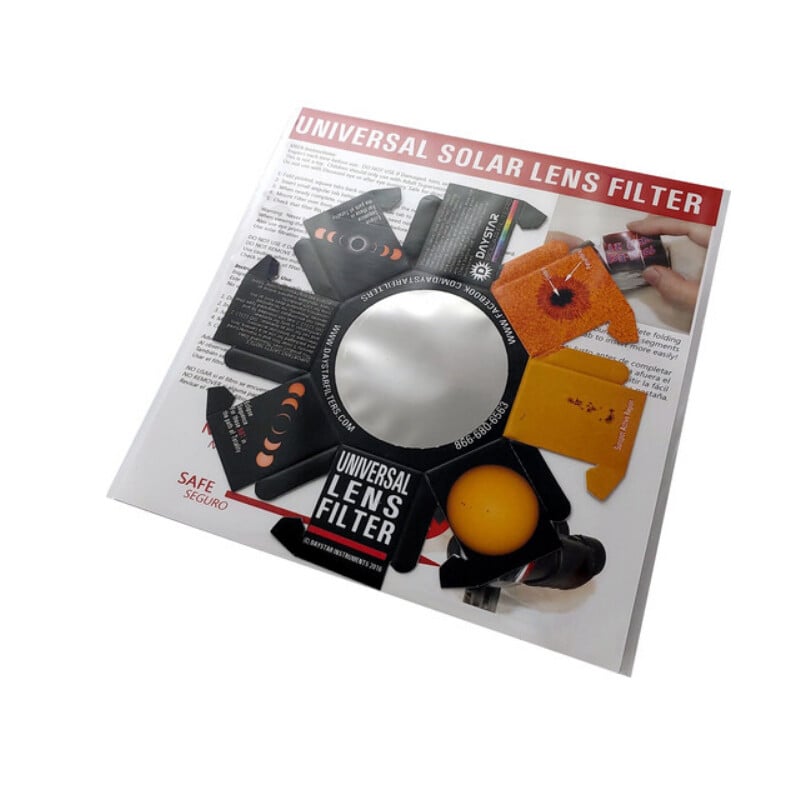DayStar Zonnefilters White-Light Universal Lens (2-Pack, 85-99 mm)