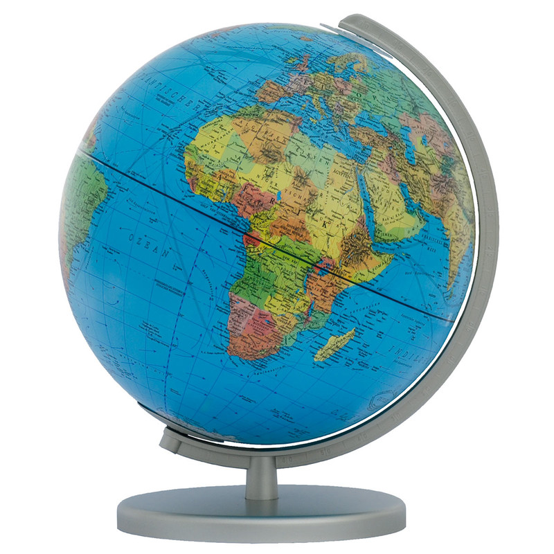 Columbus Globe Duplex zilver 30cm (Engels)