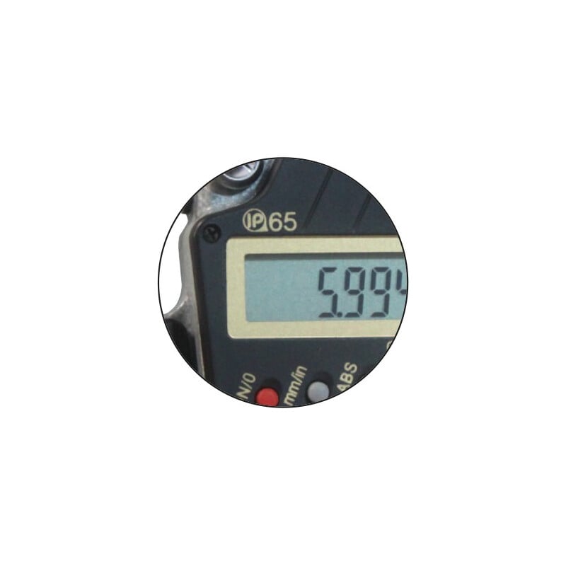 (SP) 25 mm digitale schroefmaat met ratel, 0,001 mm, IP 65, DIN 863 - Metav IndustryLine