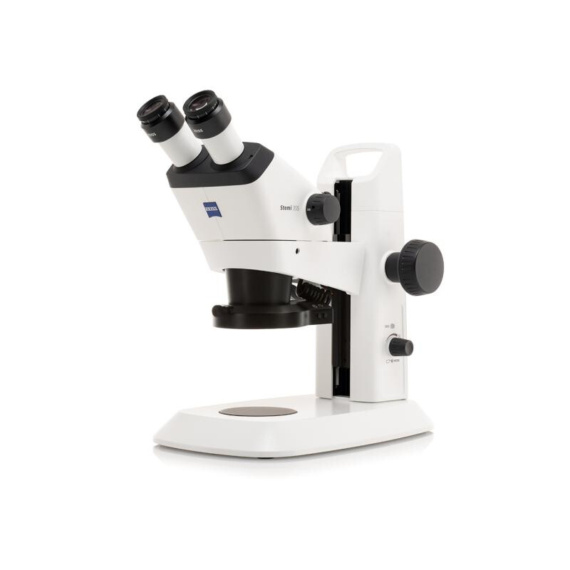 ZEISS stereo zoom microscoop Stemi 355, C Mat, trino, w.d. 110 mm, 10x/23, 5,5:1, 7,2x-40x, AL, RL C LED, ESD