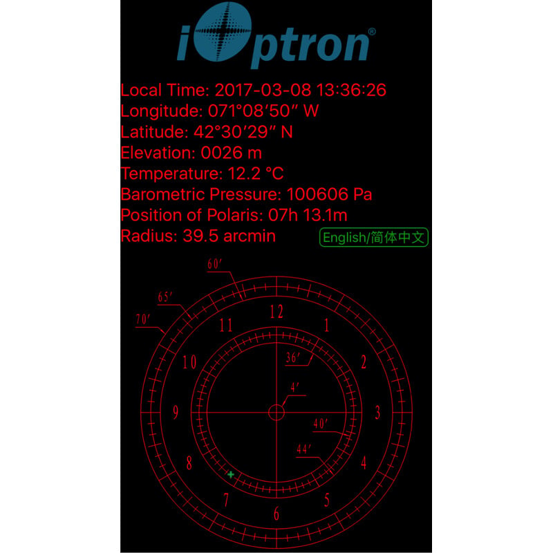 iOptron Poolzoeker AccuAlign HST / PST