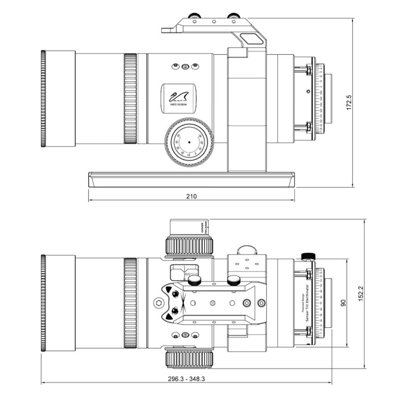 William Optics Apochromatische refractor AP 56/269 UltraCat 56 WIFD
