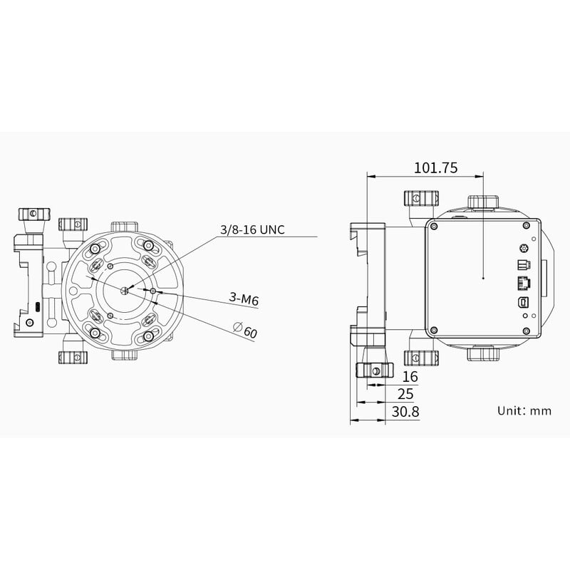 ZWO Montering AM7 Harmonic Equatorial