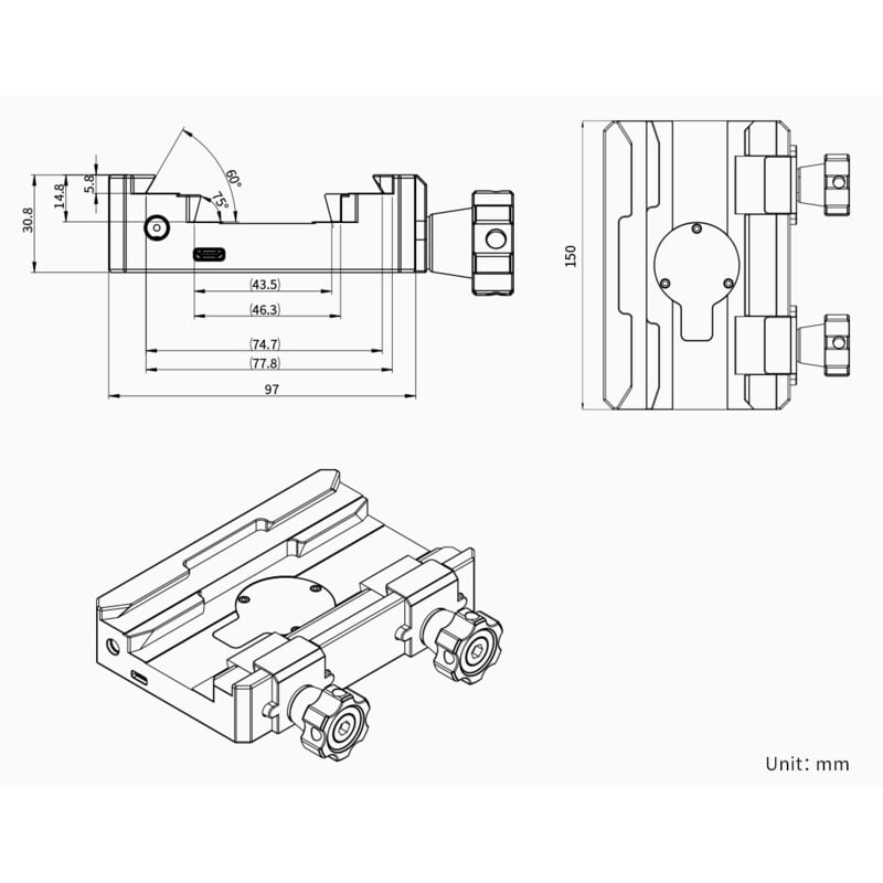 ZWO Montering AM7 Harmonic Equatorial