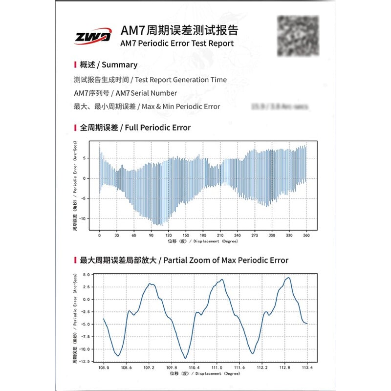 ZWO Montering AM7 Harmonic Equatorial
