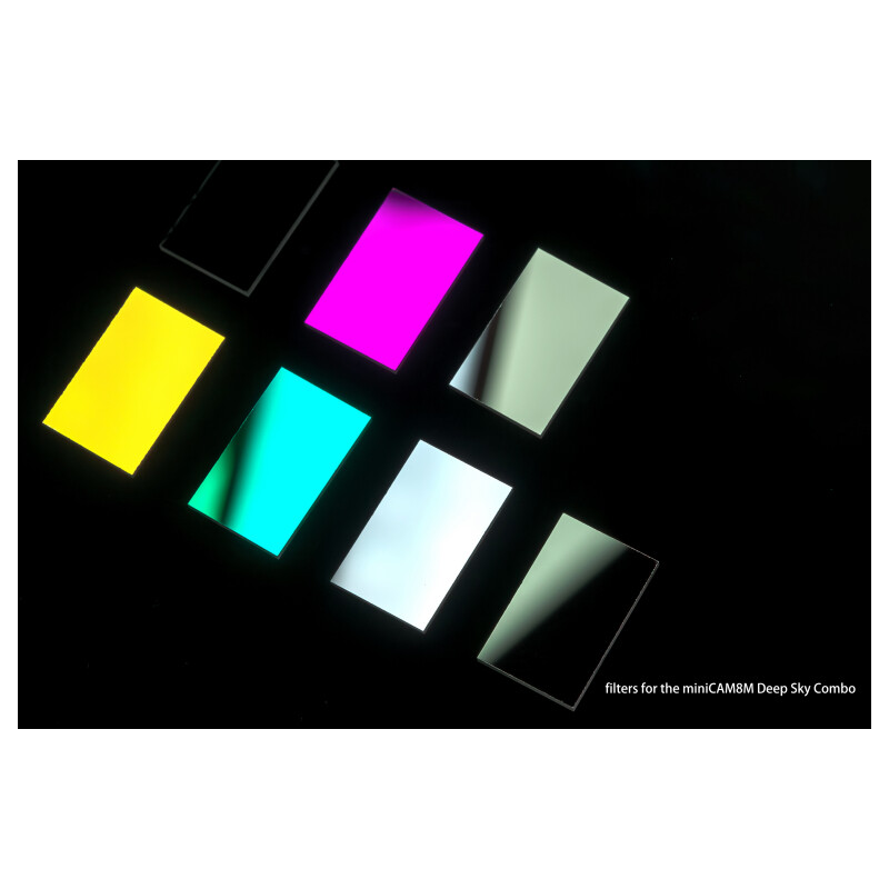 QHY Filters LRGB + 3nm SHO miniCam8