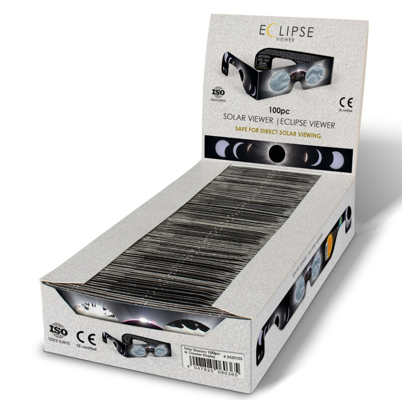 Baader Zonsverduisteringsbril Sonnenfinsternis-Brille Sonnenfinsternis Sofi Beobachtungsbrille Solar Viewer AstroSolar® 100 Stück