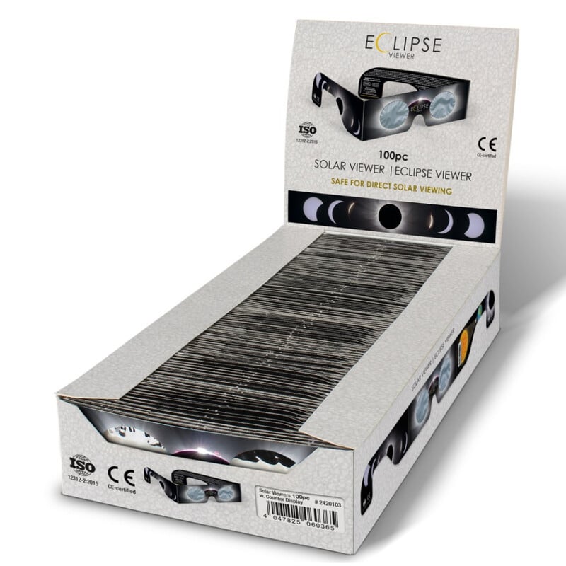 Baader zonsverduisteringsbril Zonsverduistering Sofi observatiebril Solar Viewer AstroSolar® 100 stuks