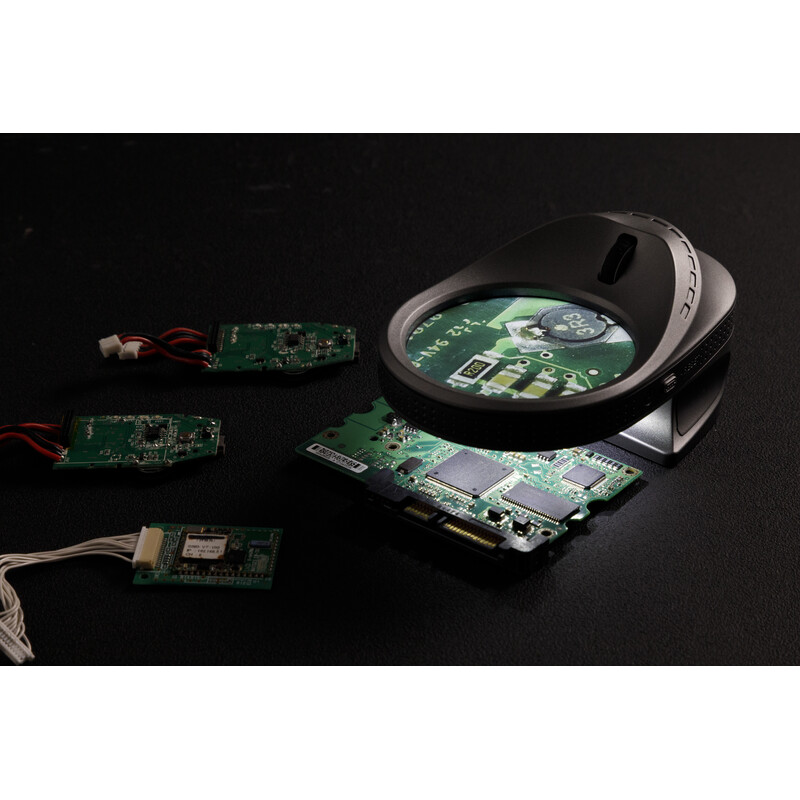 FPS Vergrootglazen Micro Mouse elektronische Lupe – 5x bis 10x Zoom, Kamera, UV-Licht & 2,8" Display, inkl SD Karte