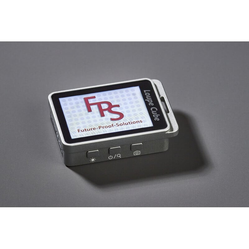 FPS Magic Loupe Cube elektronische vergrootglazen – compact, 7x tot 19x zoom, UV-licht & 2,4-inch display