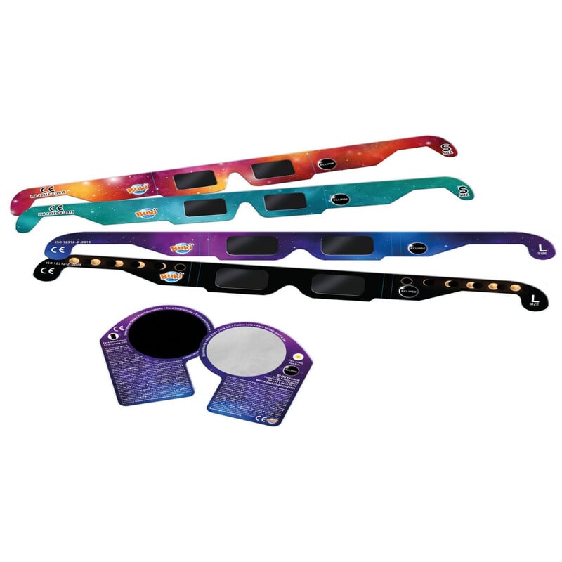 Buki Zonsverduisteringsbril Sonnenfinsternis-Brille Family Pack
