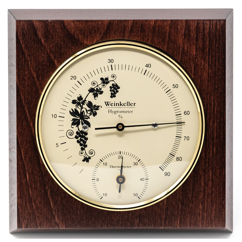 Fischer Weerstation Wijnkelder-hygrothermometer