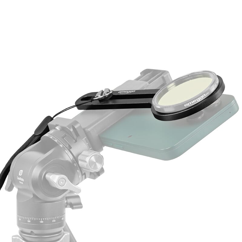 Omegon Zonnefilters Luxe smartphone-filterhouder met klem