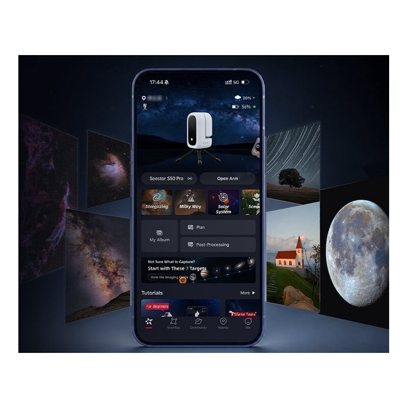 ZWO Smart Telescope AP 50/260 Seestar S50 Pro