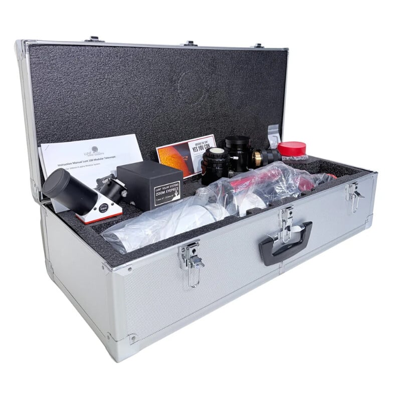 Lunt Solar Systems Zonnetelescoop Sonnenteleskop ST 100/700 LS100MT Ha / B1800 PT DS Premium PLUS Kit