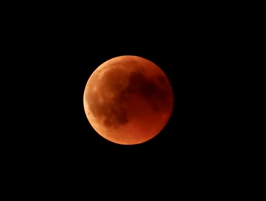 Mondfinsternis über Landsberg